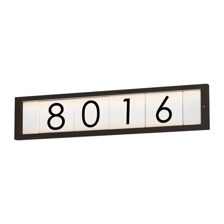 Maxim Lighting 25 LED Address Frame - Clean 53651BK